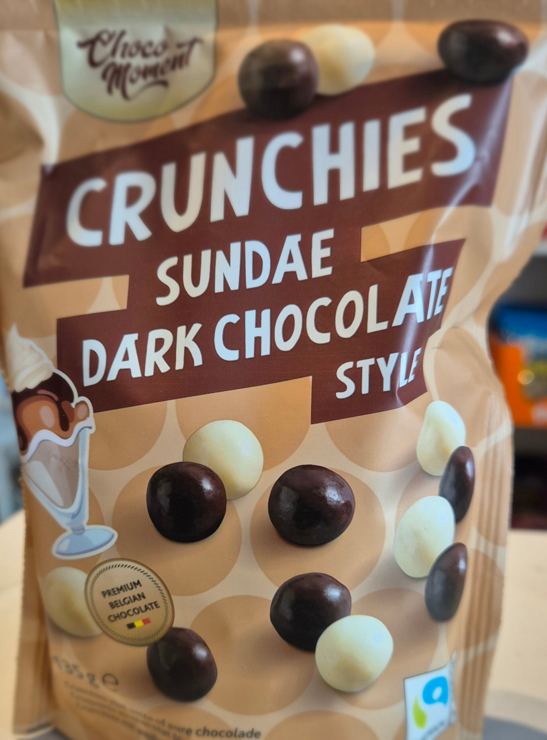 Crunchies Sundae dunkle Schokolade und weiße Schokolade 135g