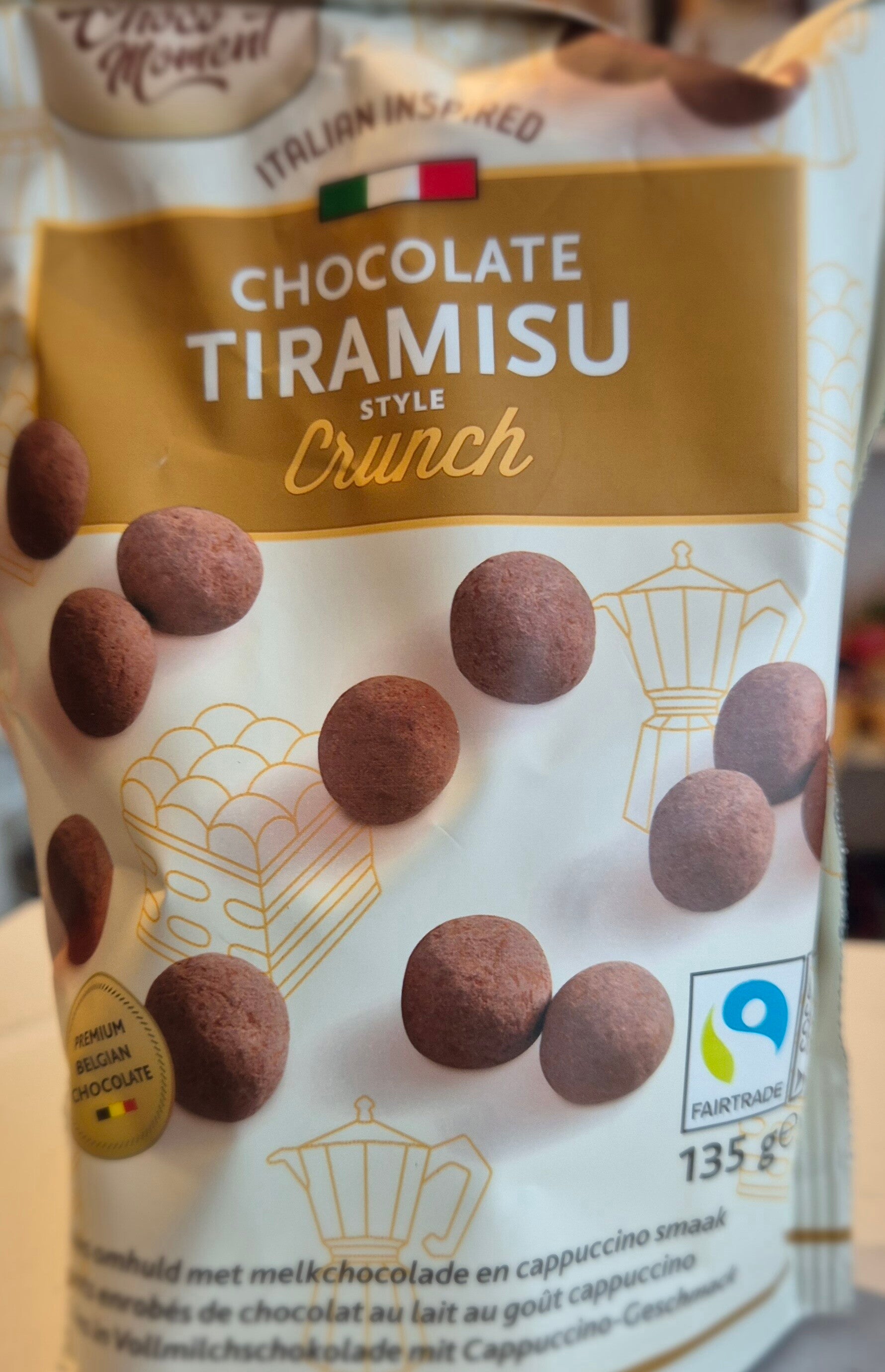 Chocolate Tiramisu Style Crunch 135g