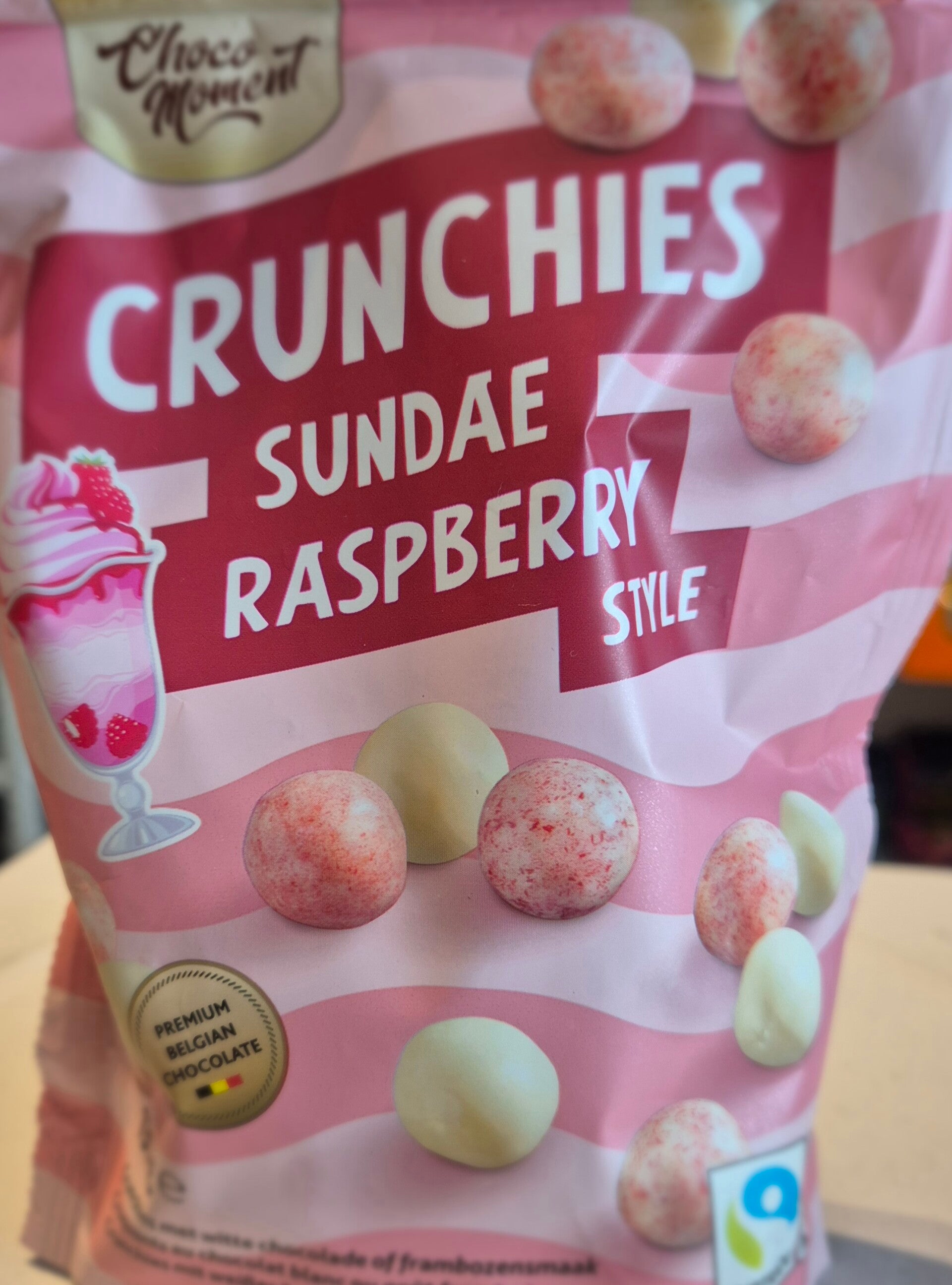 Crunchies Sundae Rasberry Style 135g