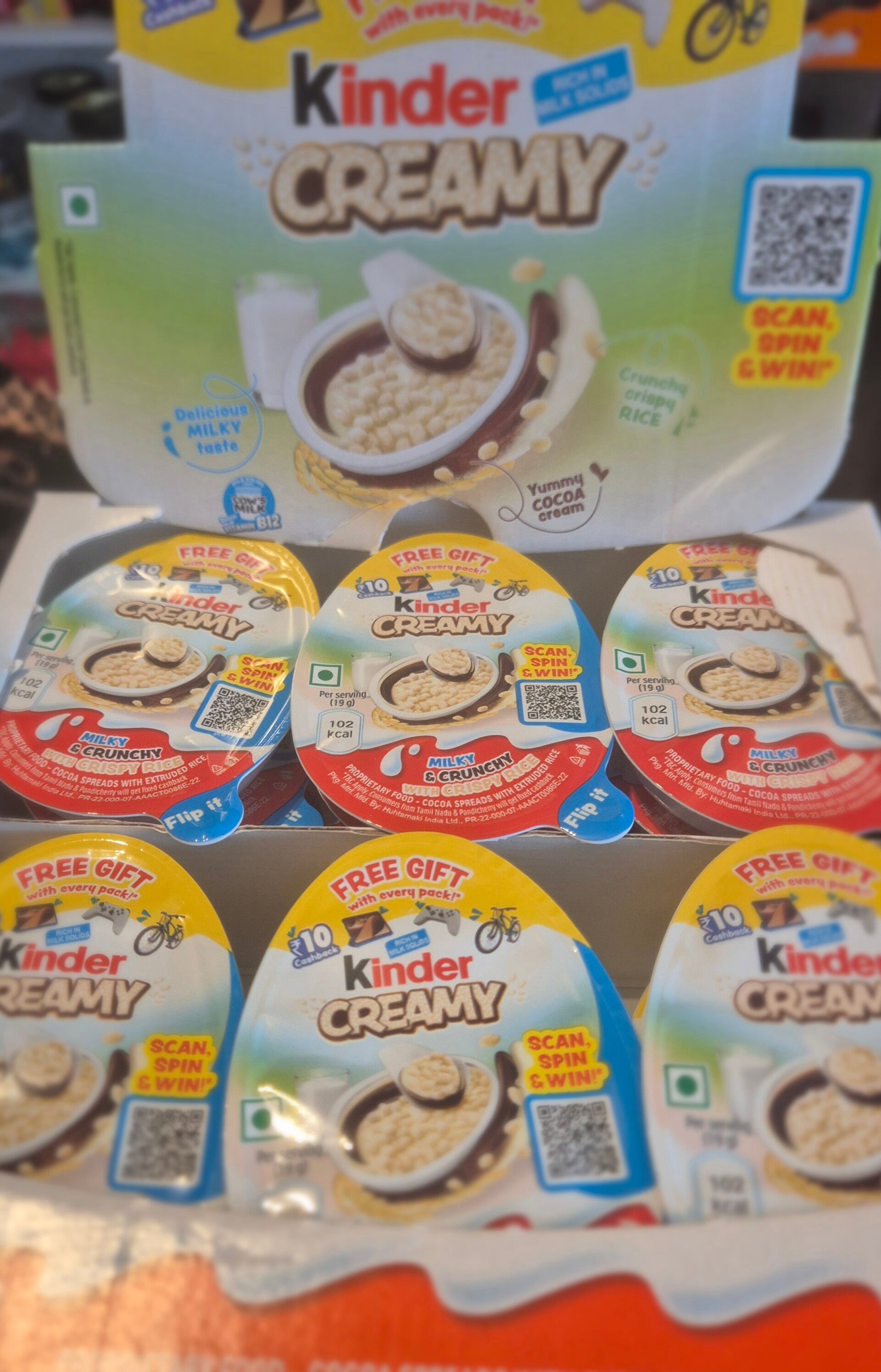 kinder Creamy Milky & Crunchy
