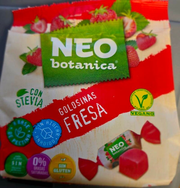 NEO Botanica zuckerfreie Bonbons Erdbeergeschmack 72gr.