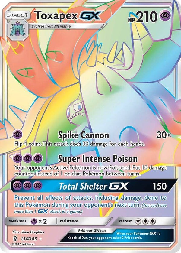 Toxapex GX (Secret) - SM - Guardians Rising