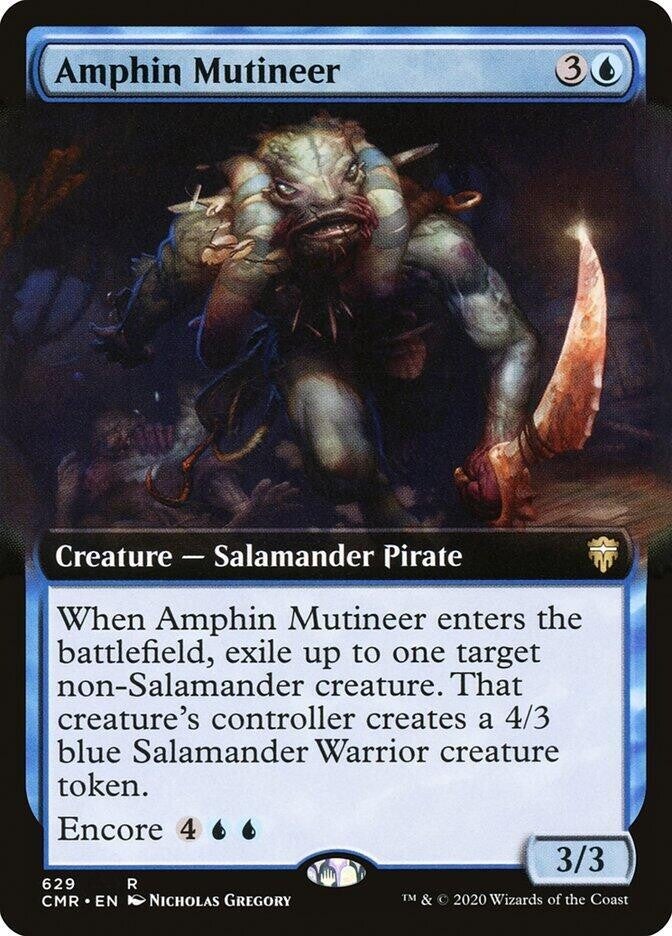 Amphin Mutineer (Extended Art) - Commander Legends (CMR)