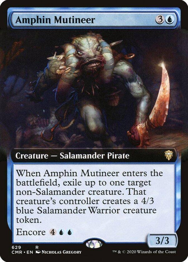 Amphin Mutineer (Extended Art) - Commander Legends (CMR)