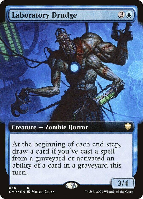 Laboratory Drudge (Extended Art) - Commander Legends (CMR)
