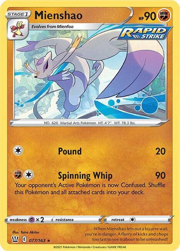 Mienshao - SWSH05: Battle Styles