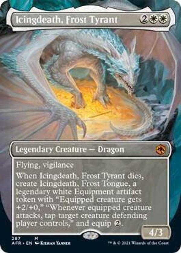 Icingdeath, Frost Tyrant (Borderless) - Adventures in the Forgotten Realms (AFR)