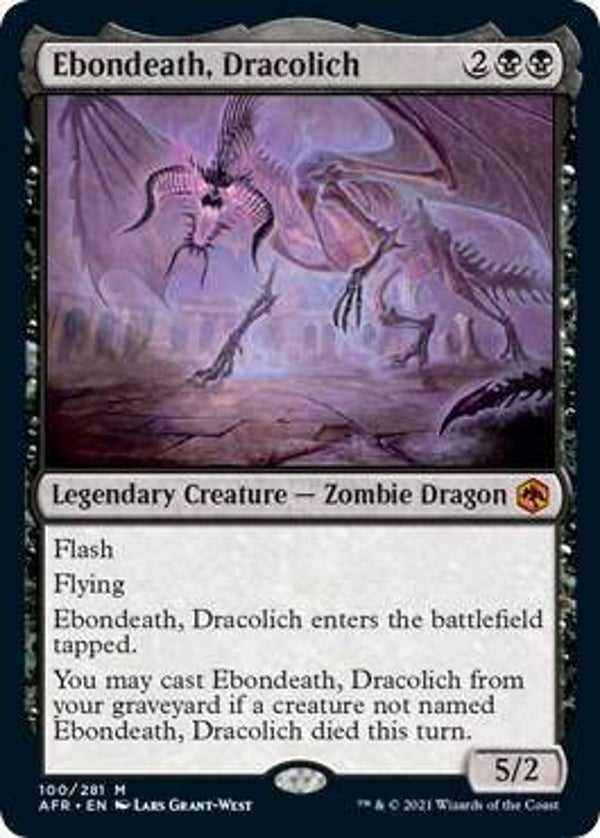 Ebondeath, Dracolich - Adventures in the Forgotten Realms (AFR)