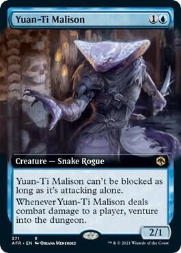 Yuan-Ti Malison (Extended Art) - Adventures in the Forgotten Realms (AFR)