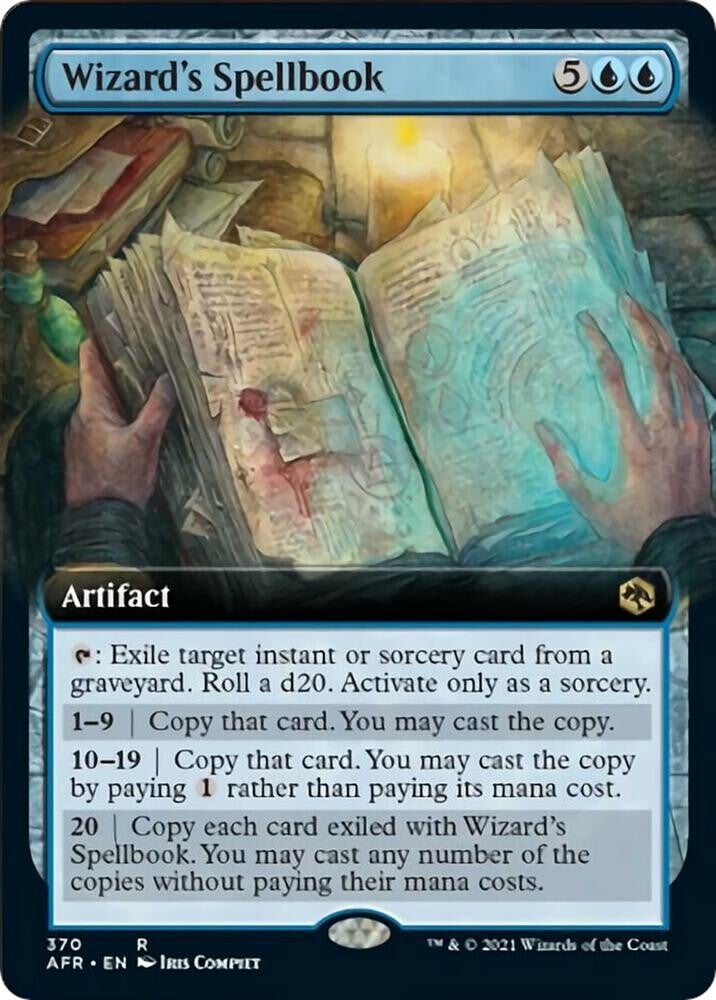 Wizard's Spellbook (Extended Art) - Adventures in the Forgotten Realms (AFR)