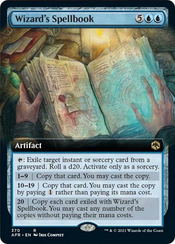 Wizard's Spellbook (Extended Art) - Adventures in the Forgotten Realms (AFR)