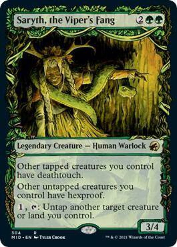 Saryth, the Viper's Fang (Showcase) - Innistrad: Midnight Hunt (MID)