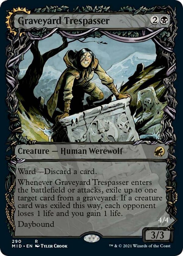 Graveyard Trespasser (Showcase) - Innistrad: Midnight Hunt (MID)