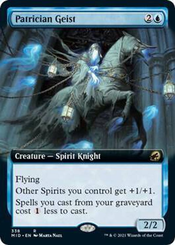 Patrician Geist (Extended Art) - Innistrad: Midnight Hunt (MID)