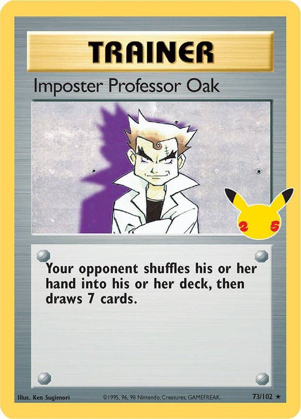 Imposter Professor Oak - Celebrations: Classic Collection (CCC) FOIL