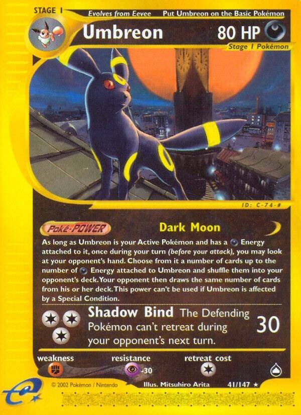 Umbreon - Aquapolis (AQ) FOIL