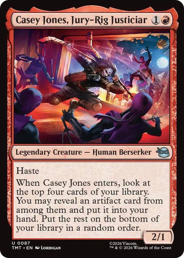 Casey Jones, Jury-Rig Justiciar - Teenage Mutant Ninja Turtles