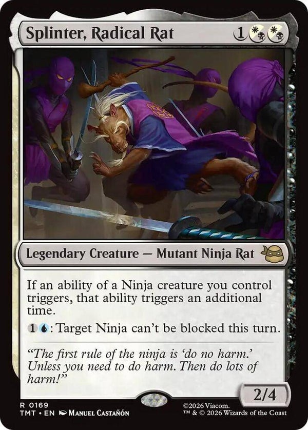 Splinter, Radical Rat - Teenage Mutant Ninja Turtles