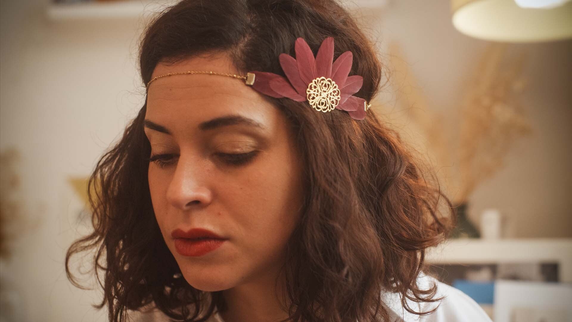 Headband éventail