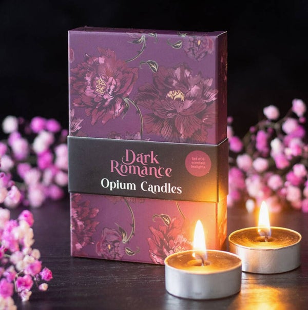 Dark Romance - Tea-light Candles (Opium) 6pk