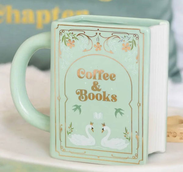 Coffee & Books- Book Mug
