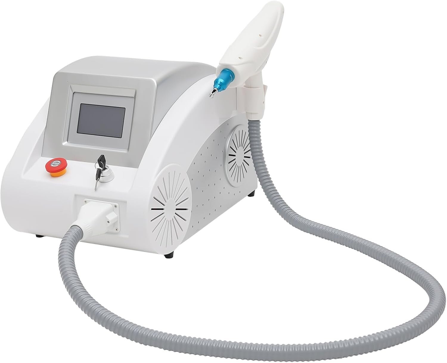 LASER RIMOZIONE TATUAGGI professionale, 310 W di potenza, 3 testine intercambiabili, per tatuaggi e pigmenti della pelle