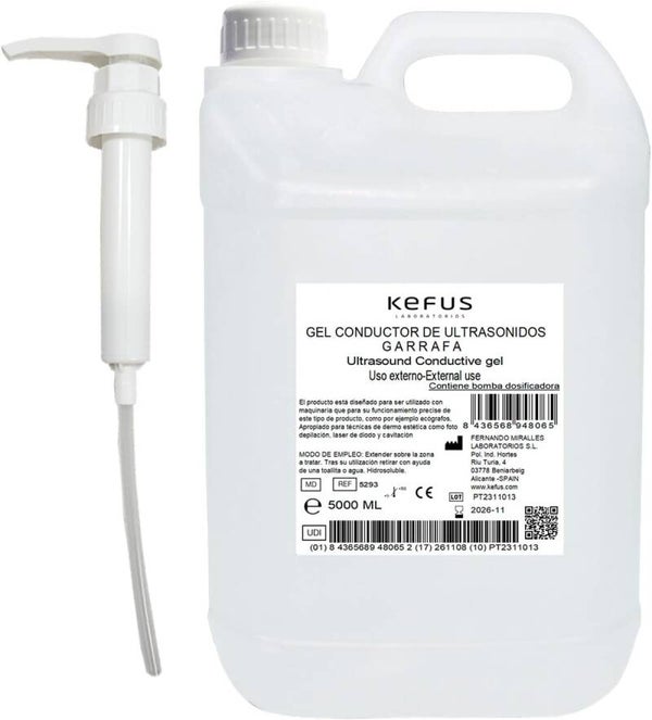 GEL CONDUTTORE per LASER DIODO - ULTRASUONI -RADIOFREQUENZA - TANICA 5 L.