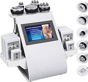 6 IN 1  LIPOLASER - ULTRASUONO  (1,5 Mhz estetica) - (40 Khz medica) - RADIOFREQUENZA - viso e corpo  professionale
