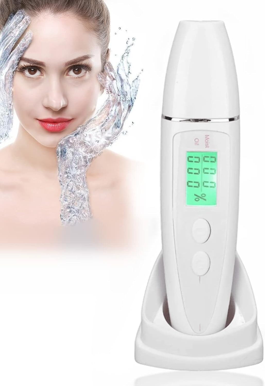 TESTER ANALIZZATORE VISO Portatile di Idratazione e Grasso Cutaneo
