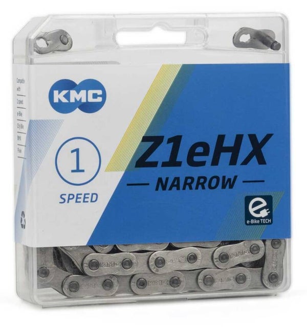 Ketting KMC Z1eHX Narrow E-Bike 1V 3/32 Zilver 112 Schakels