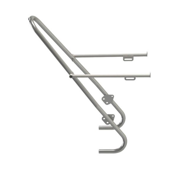 Voordrager 26/28" Tubus Tara Lowrider RVS Zilver