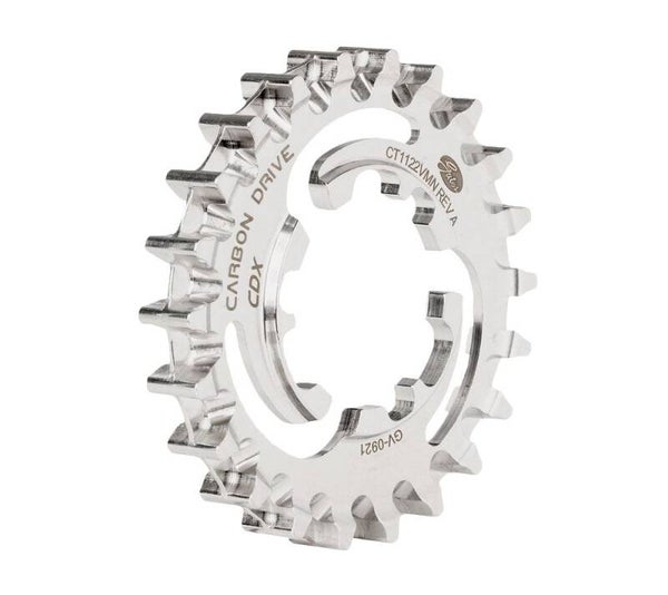 Achtertandwiel Gates Carbon Drive CDX Enviolo RVS 24T Silver 24T