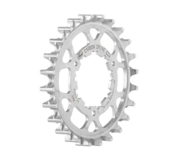 Home Zoeken Onderdelen & Accessoires Aandrijving en versnelling Tandwielen en cassettes Achtertandwiel Gates Carbon Drive CDX Finline Enviolo 9-Sp RVS 24T Silver Achtertandwiel Gates Carbon Drive CDX Finline Enviolo 9-Sp RVS 24T Silver