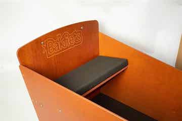 Zitkussen dubbel matzwart