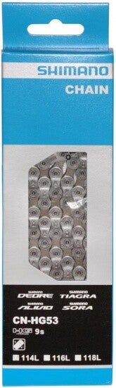 Ketting 9 speed Shimano HG53 Deore/LX/Tiagra - 116 schakels