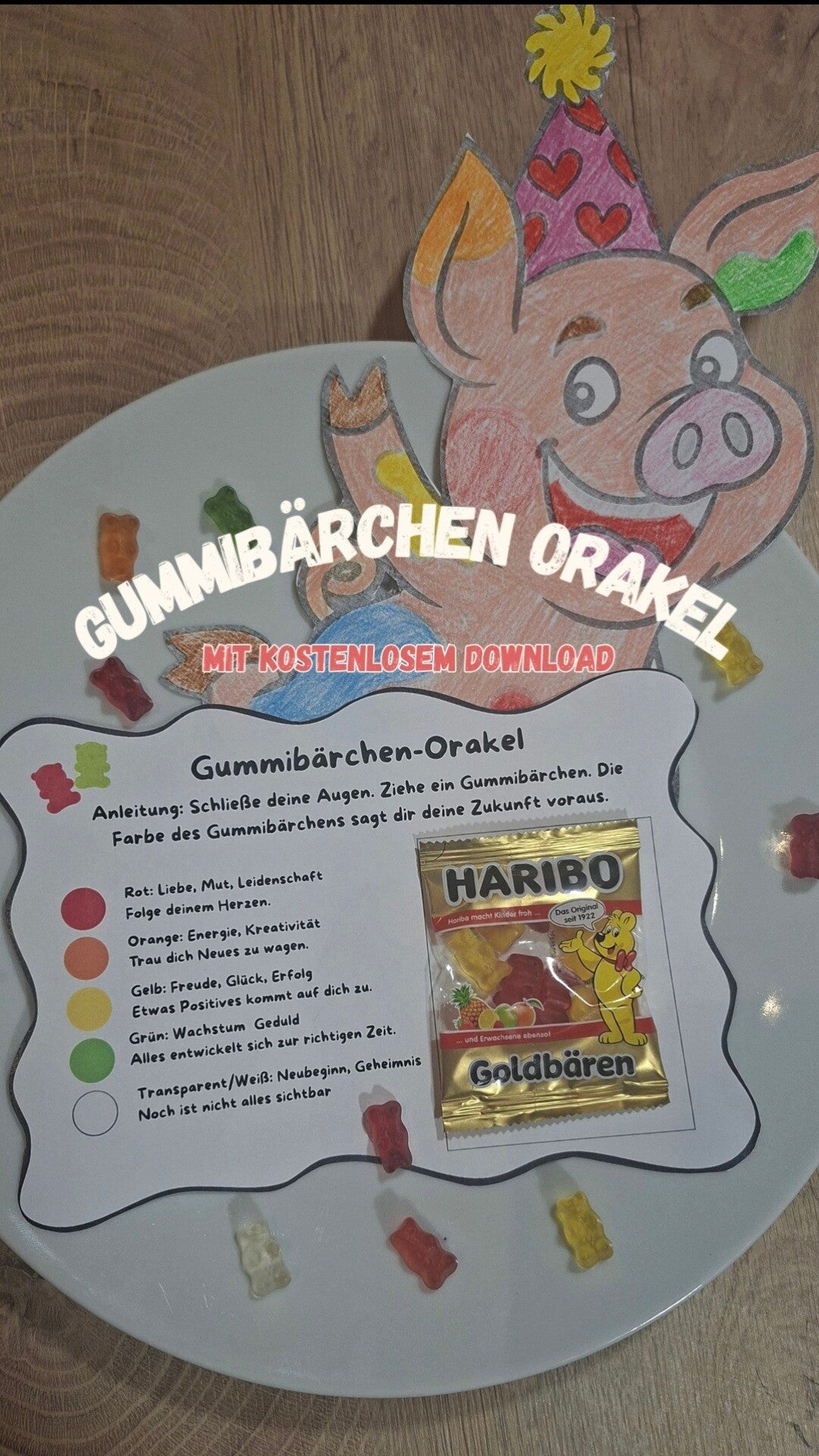 GummibärchenOrakel / Ideen für Silvester / Ideenschatzkiste