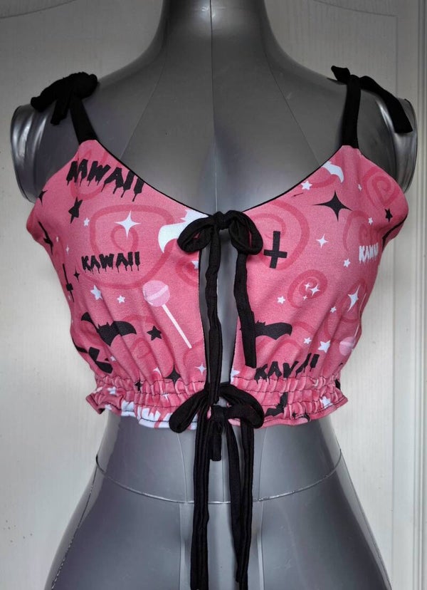 crop top PINK KAWAII