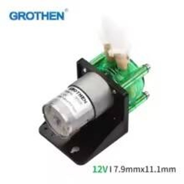 Peristaltische doseerpomp 12V, zelf aanzuigend, 700 ml/min. Grothen model 1128