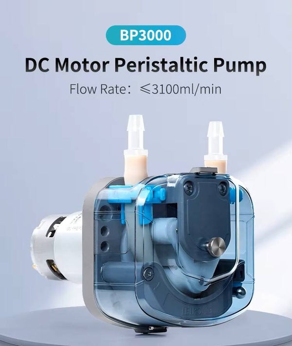 Peristaltische doseerpomp 12V, Leirong type BP3000 N96B