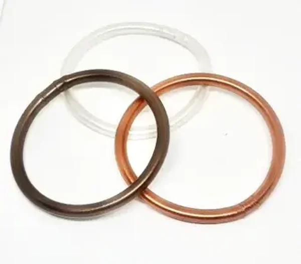 Lot de 3 Bracelets Pvc waterproof pour Femme - Marron - Cuivre - Blanc - JARY