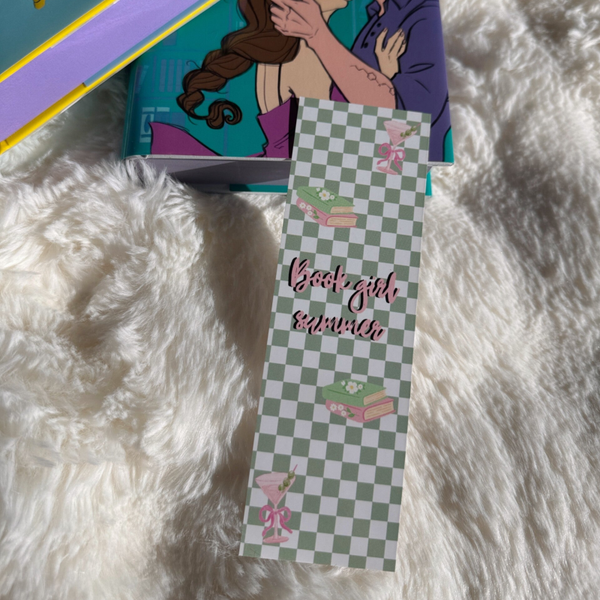 Bookmark Book Girl Summer