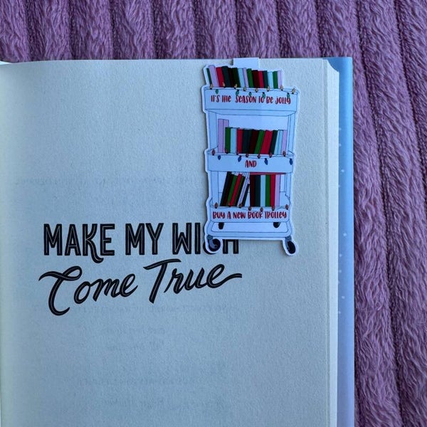 Magnetic bookmark: It's the season to be jolly