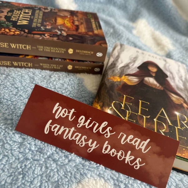 Bookmark Hot girls read fantasy books