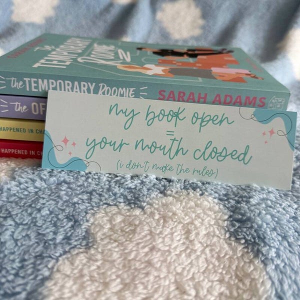 Bookmark My book open
