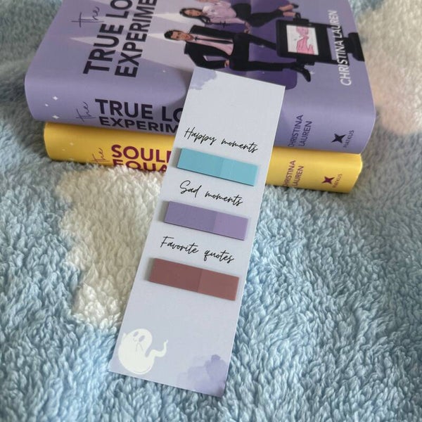 Annotating bookmark || Purple spooky
