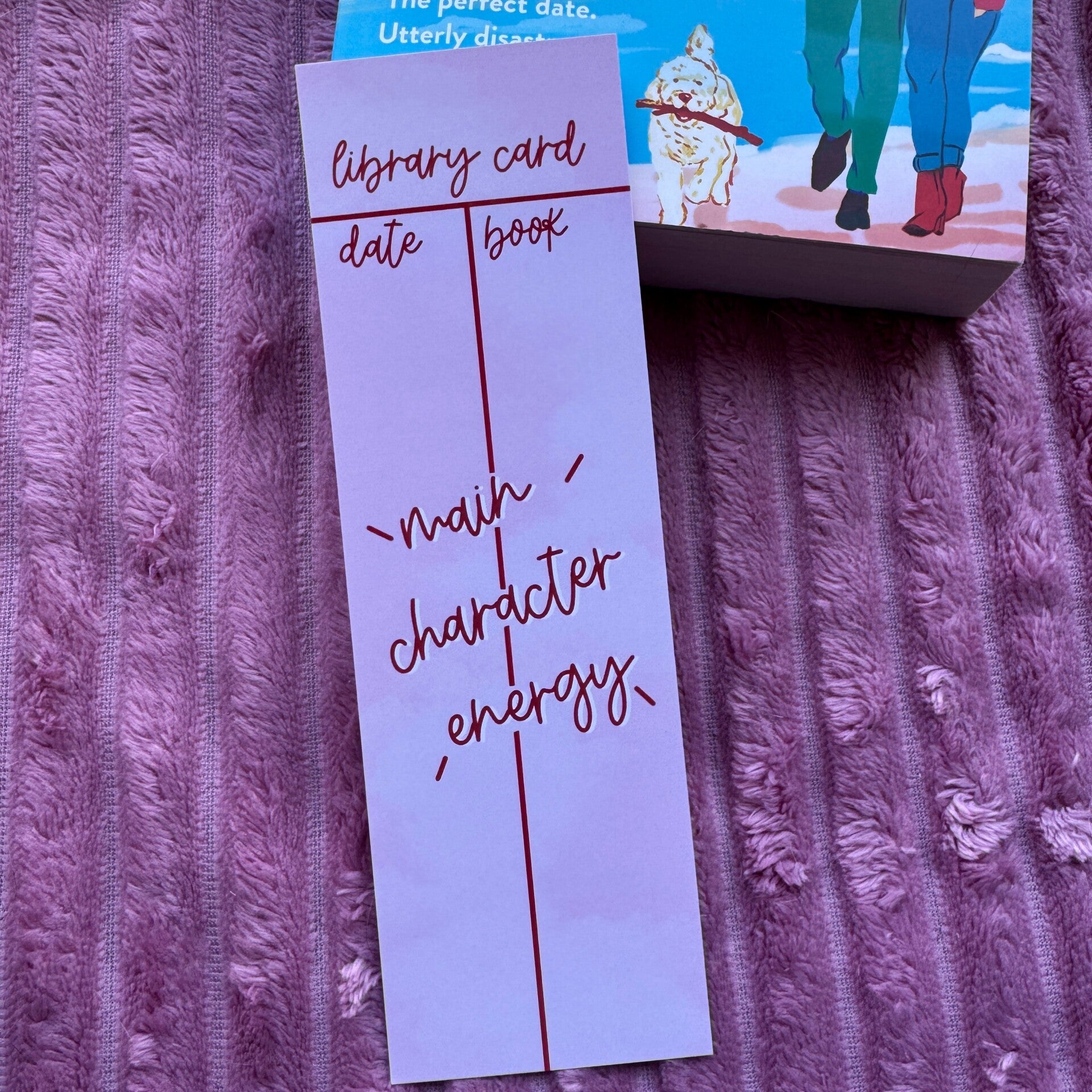 Bookmark Main Character Energy