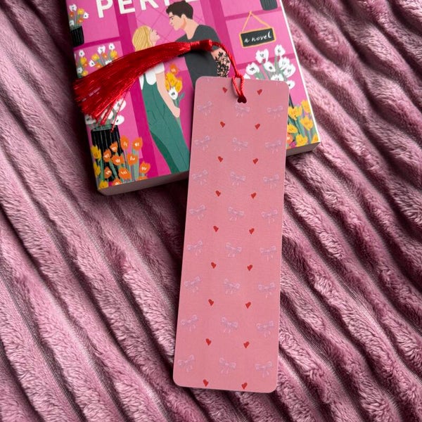 Bookmark Hearts & Bows (Valentine's edition)