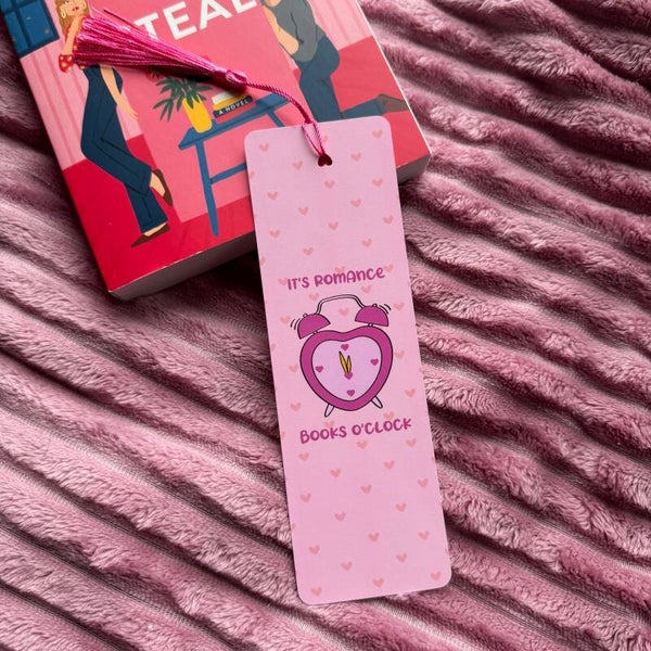Bookmark Romance books o'clock