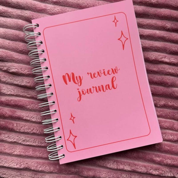 A5 wire-o review journal (250 review pages)