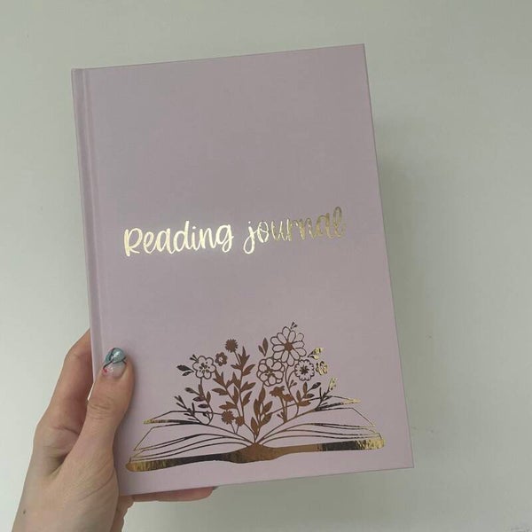 Hardcover reading journal